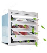 XBDZ方型壁式排风扇工业通风散热防爆轴流风机带百叶窗换气扇