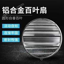 铝合金自垂百叶窗圆形室外防雨排风排气轴流风机外罩出风口防护罩